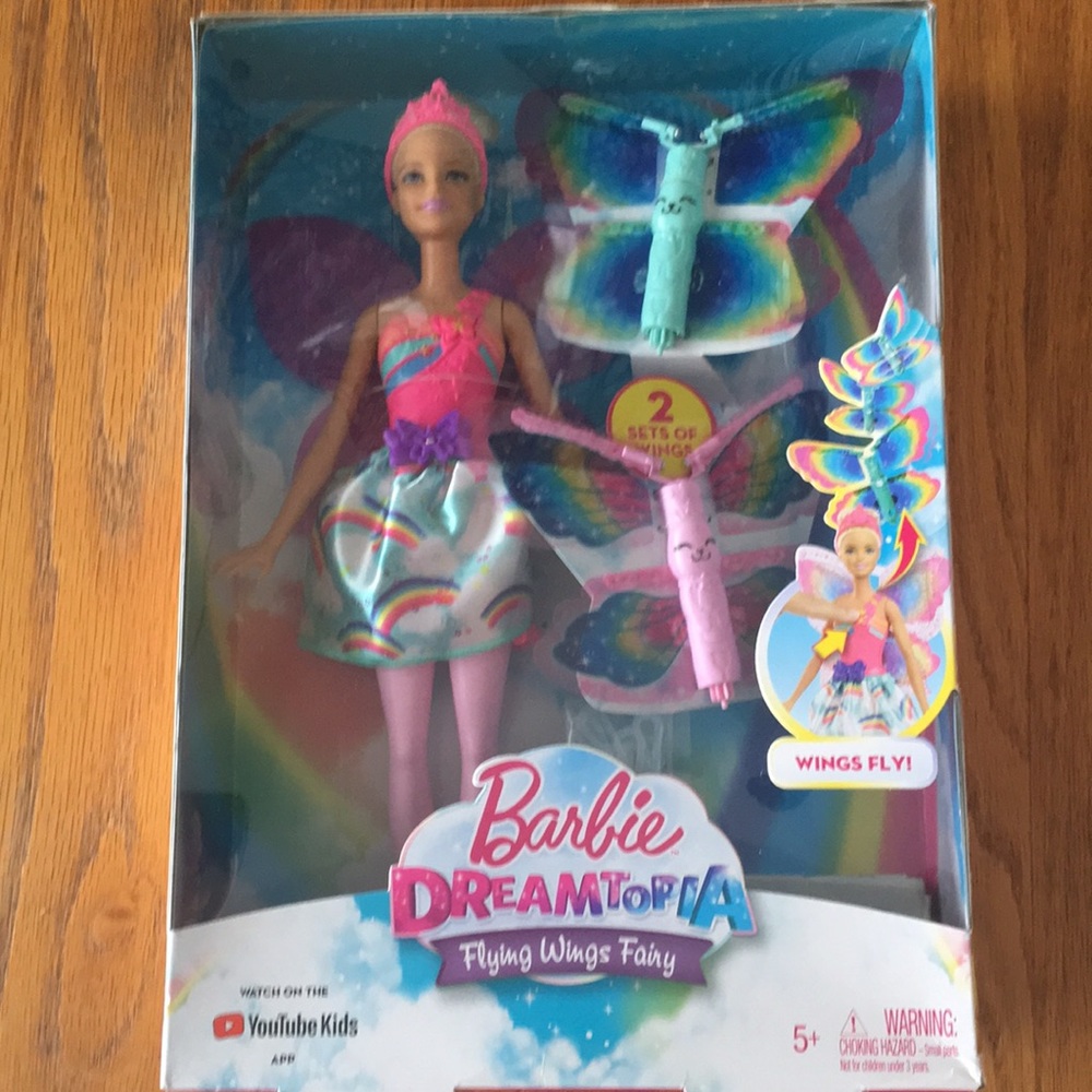 New Barbie Dreamtopia Flying Wings Fairy